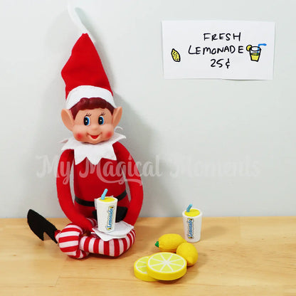 Elf selling fresh lemonade