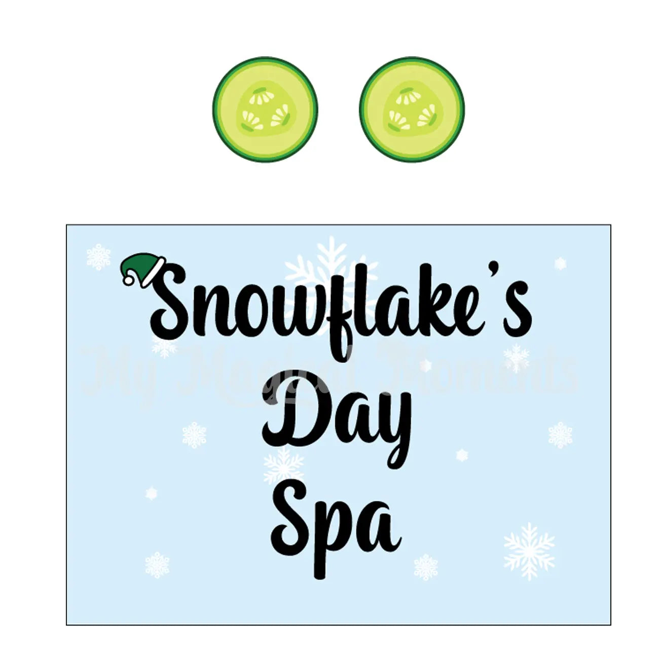 elf day spa printables