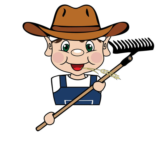 Farmer elf dressed clipart