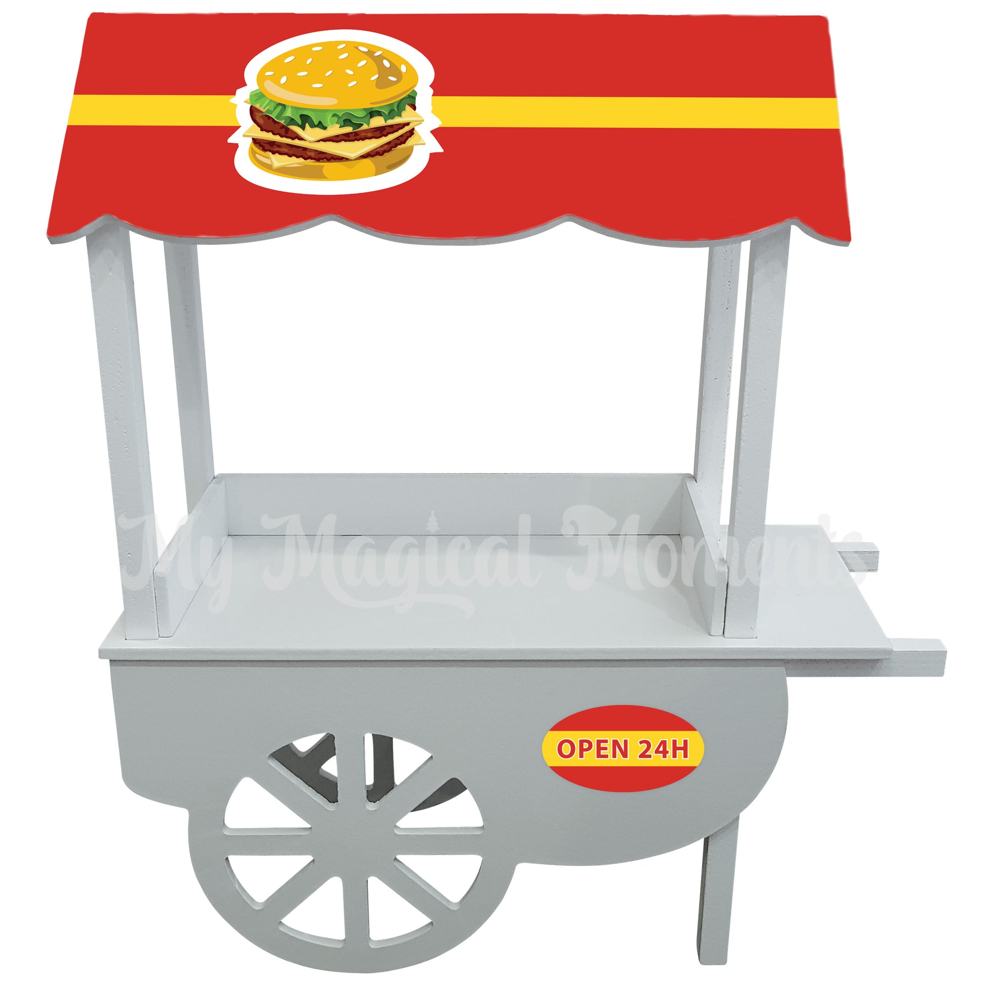 Miniature burger shop printable