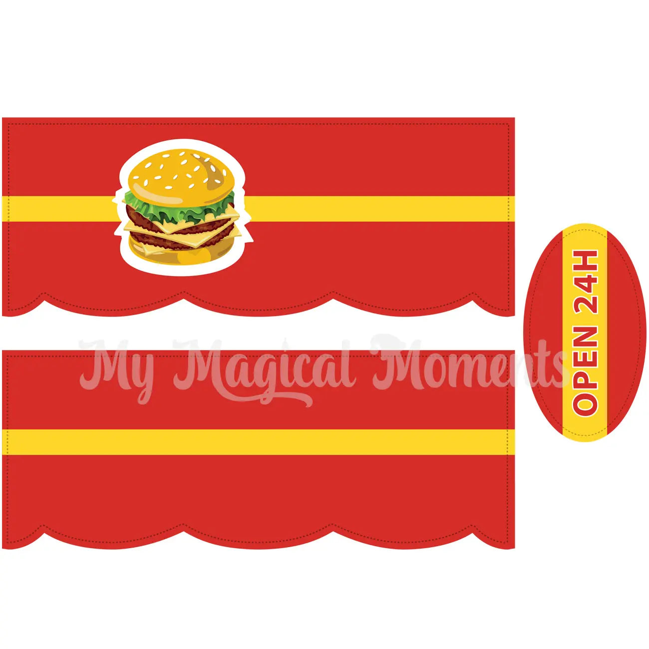 Fast Food stand printable