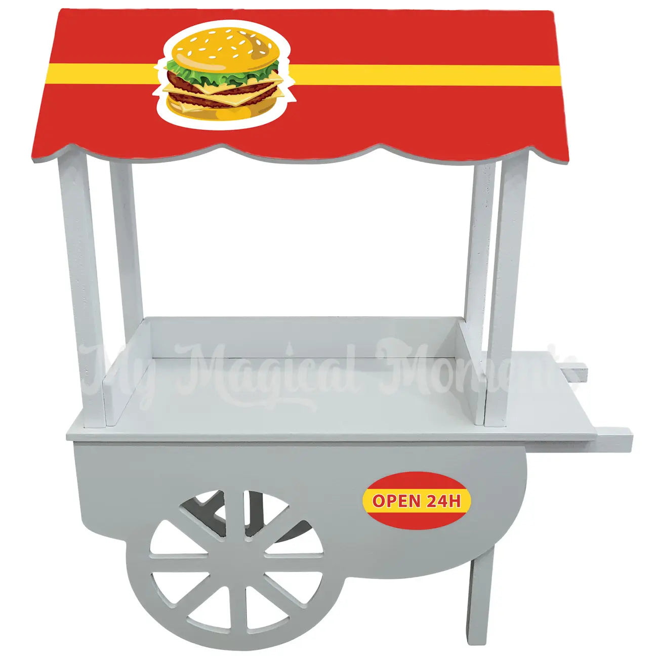 Miniature burger shop printable