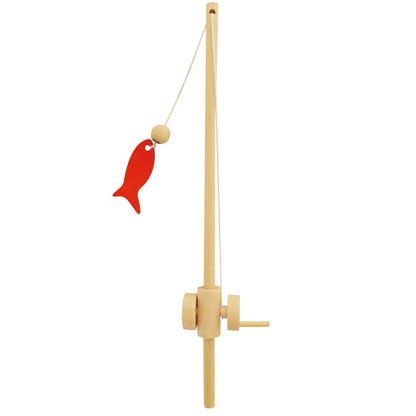 Wooden elf fishing rod