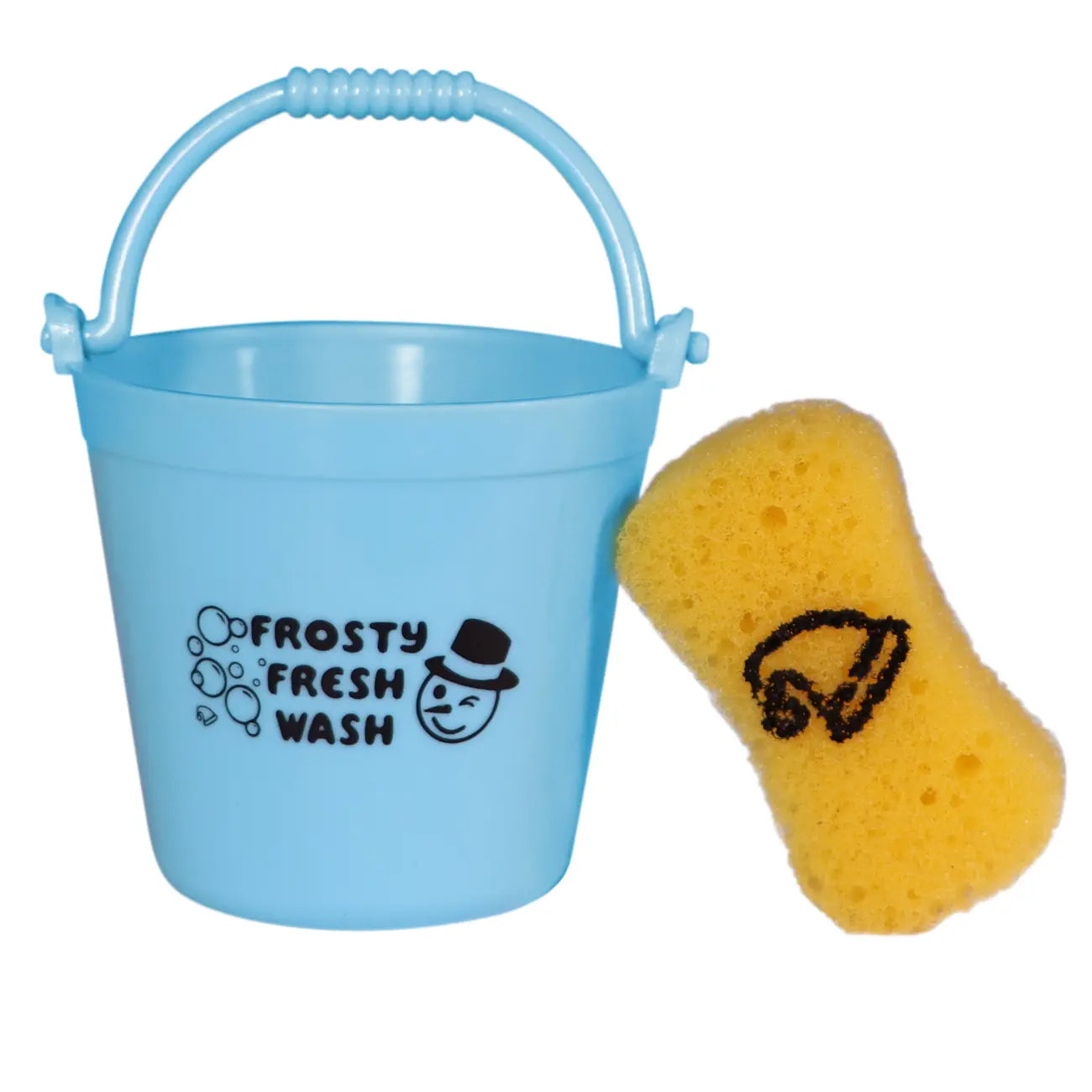 Mini Elf bucket with Sponge with elf hat props and accessories for car wash