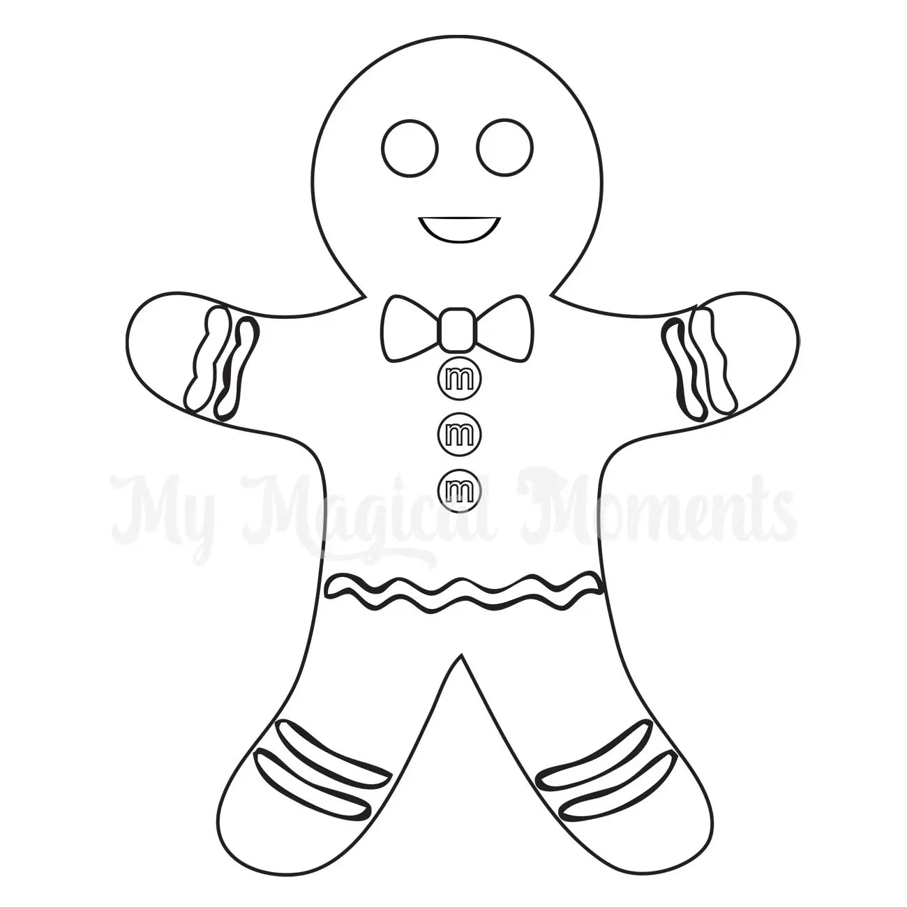 gingerbread elf printable