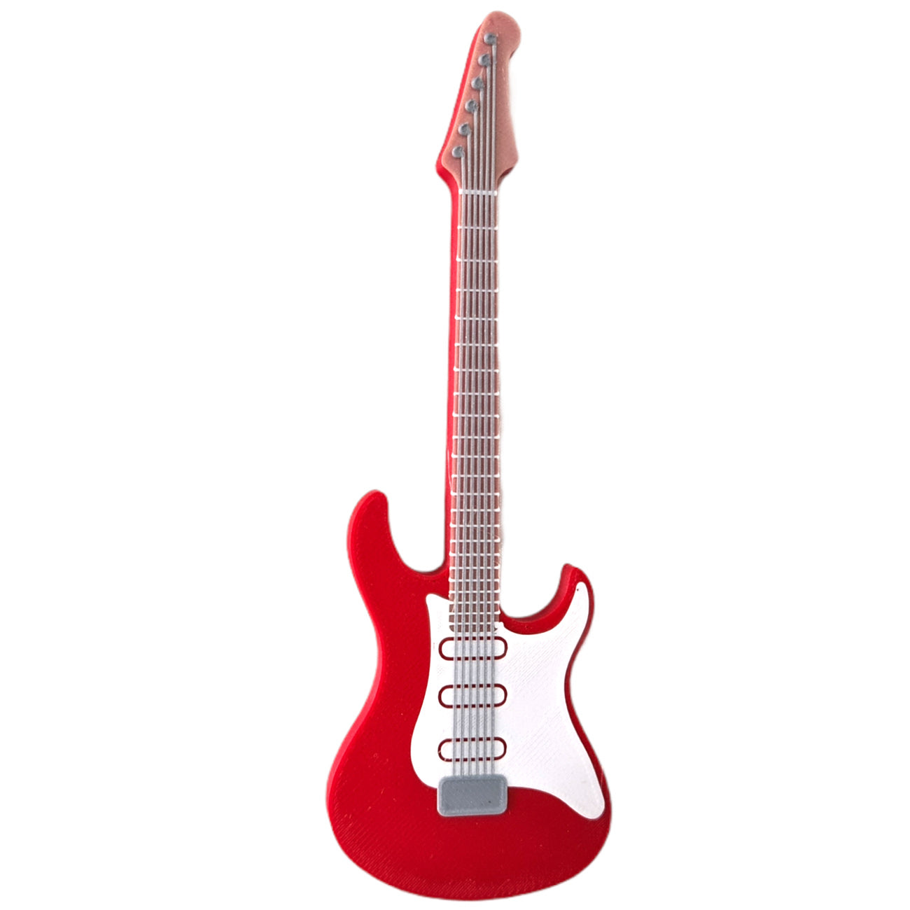 Elf red and white electric guitar
