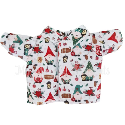 Hawaiian elf shirt gnome print