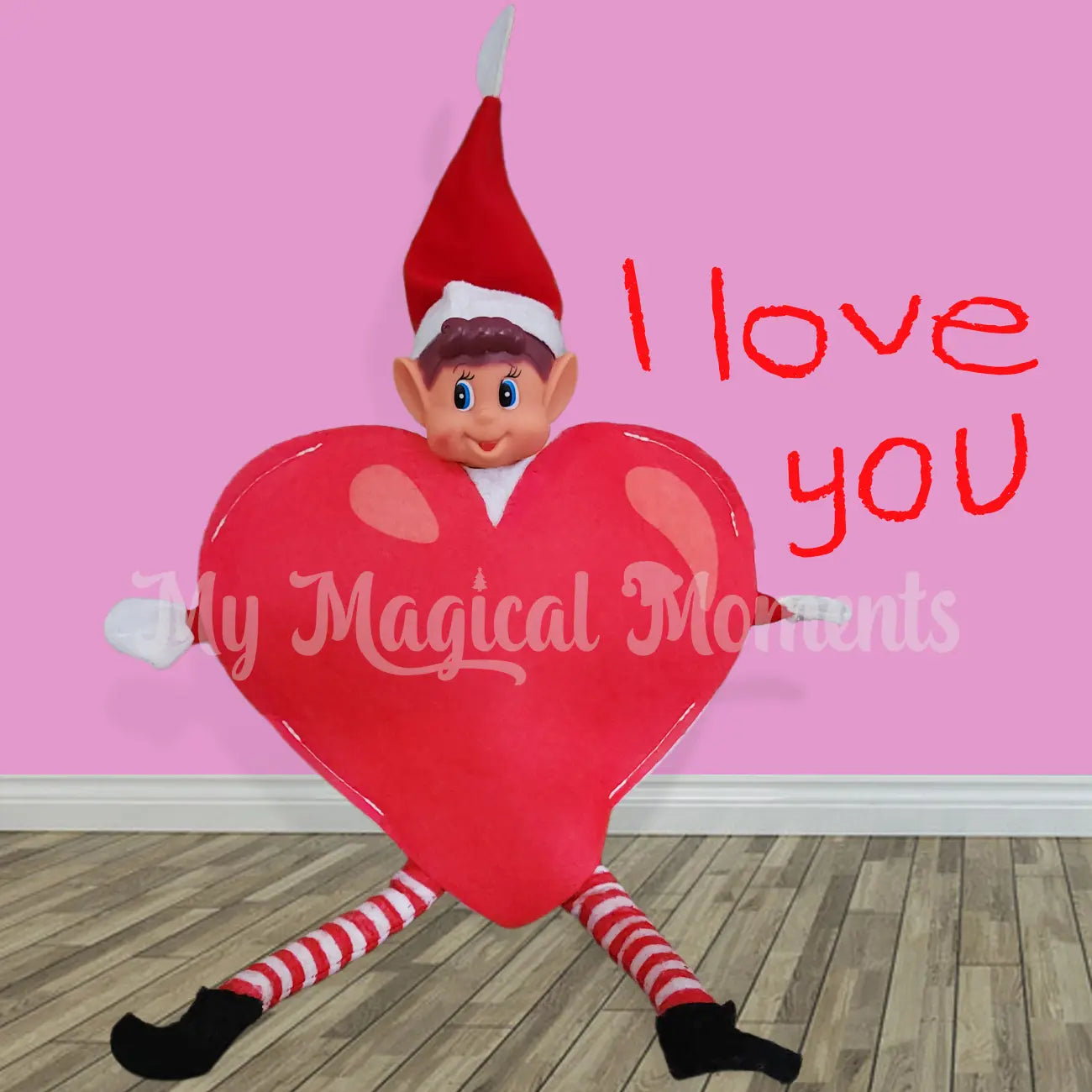 Heart Elf Costume worn by Elves Behavin Badly