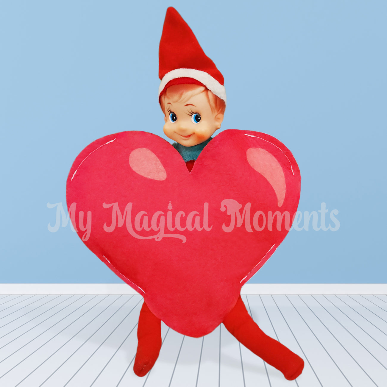 Heart Elf Costume worn by 60s elf