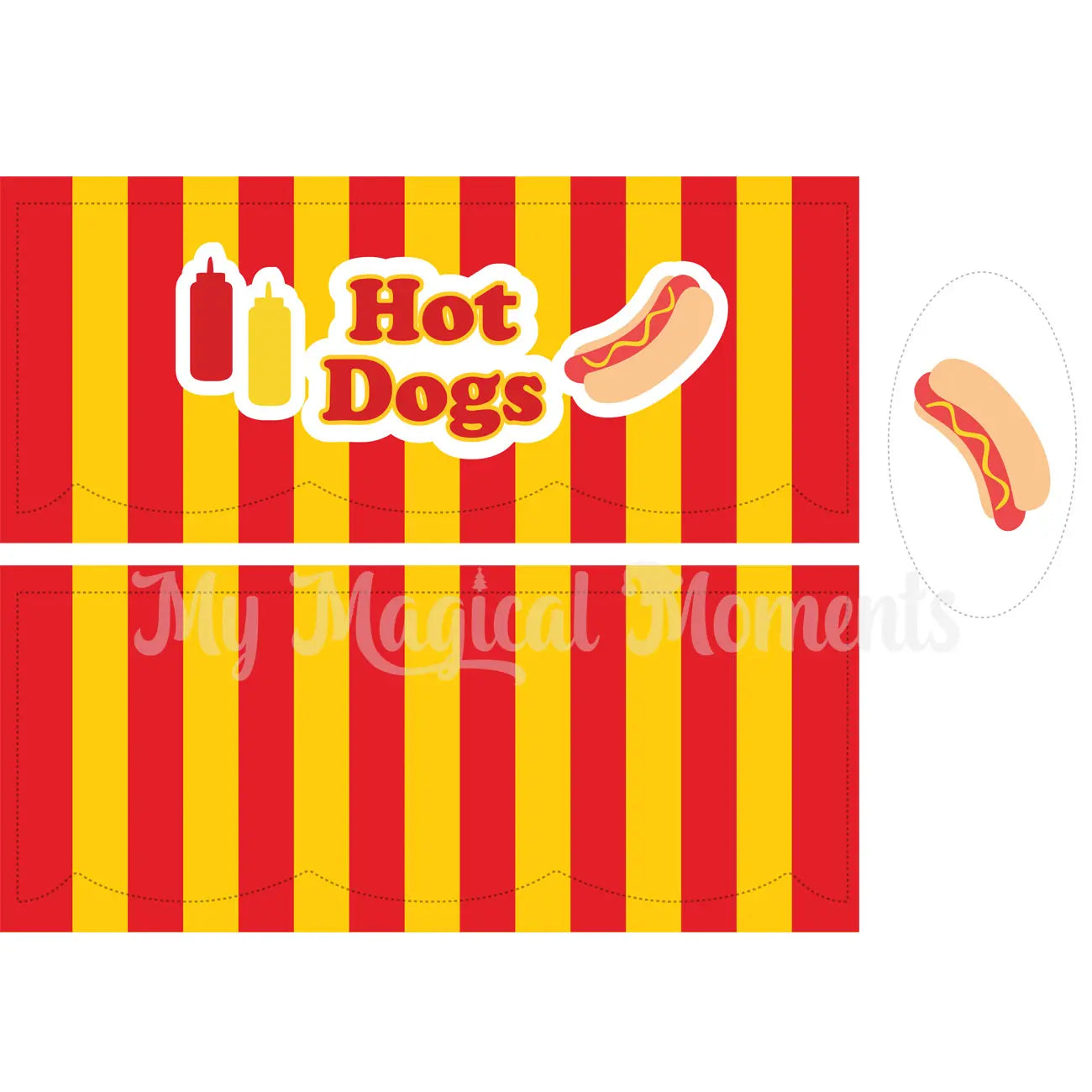 Hot dog store printable