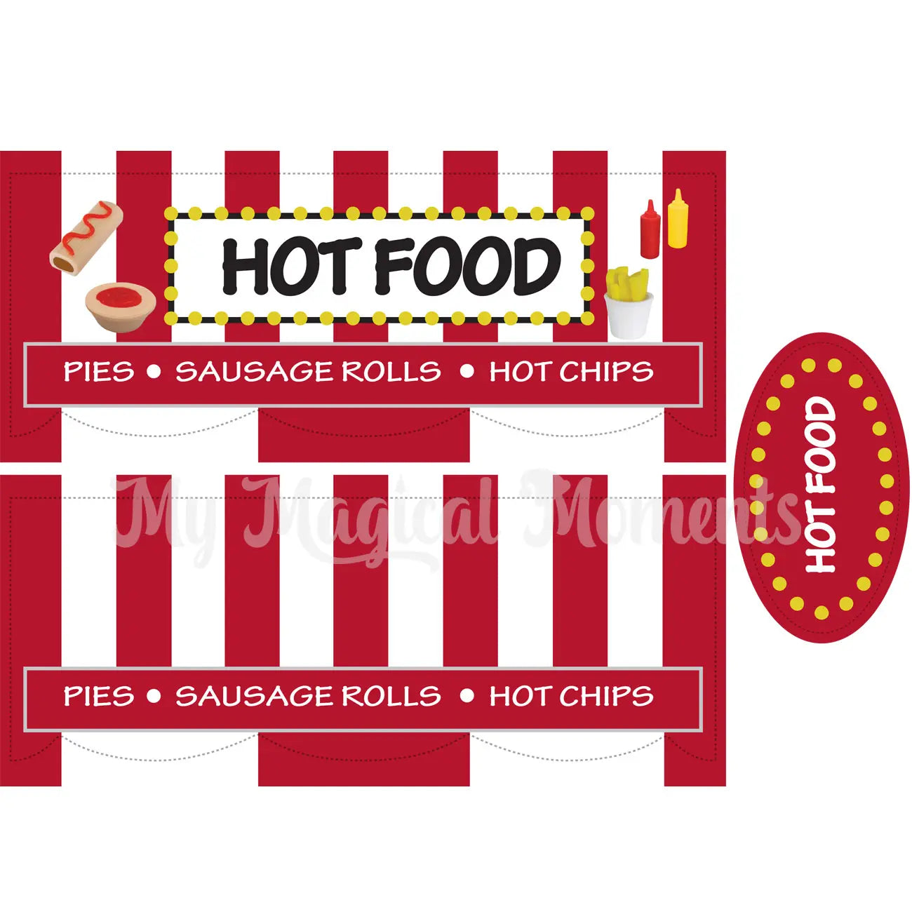 hot food printable