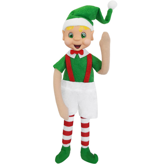 Blonde Hair elf Boy wired, standing , poseable