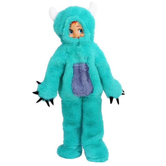 Elf Wearing a Monsters Costume 