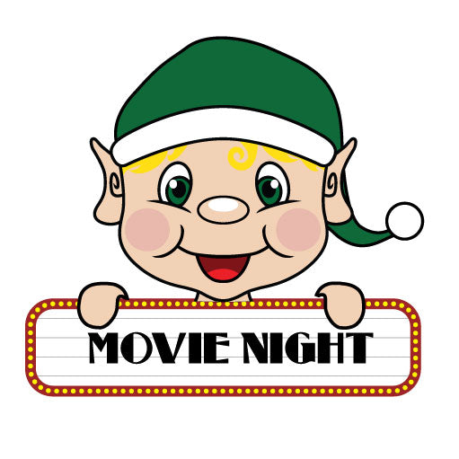 movie night elf clipart