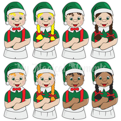 My Elf Friends Party Favours Lollipop Holders