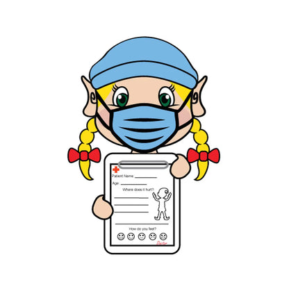 elf nurse clipart