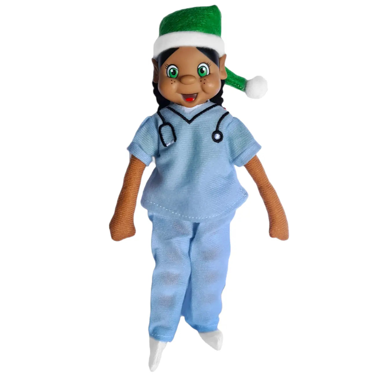 Elf wearing a nurse costume