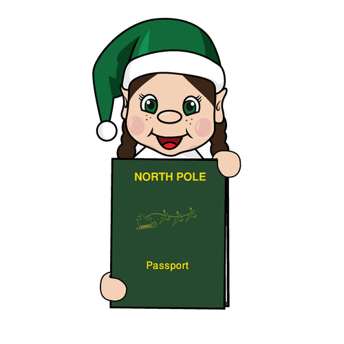 Passport - My Elf Friends® - Brown Hair Girl