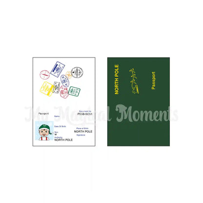 mini passport for elf toddler