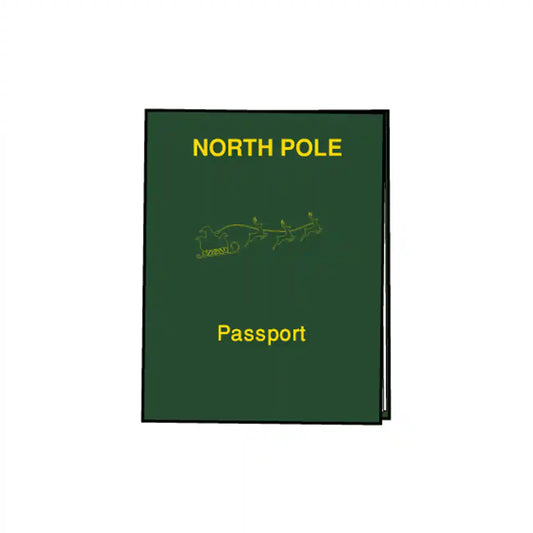 elf passport clipart