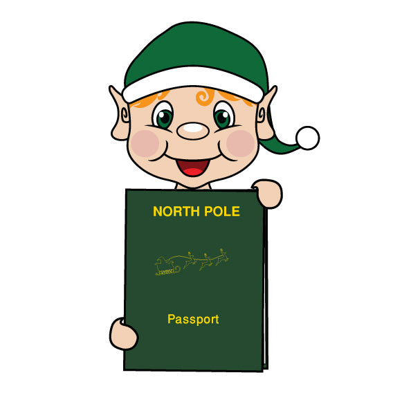 Elf Passport Prop Orange hair my elf friends
