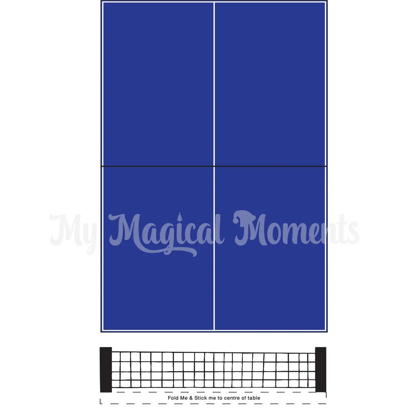 Ping pong table top printable