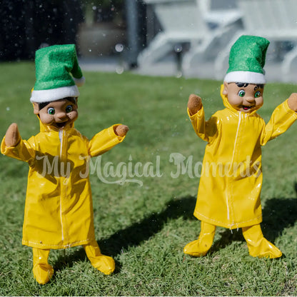 Outfit Matching Wellies And Raincoats Duck Waterproof Jacket In