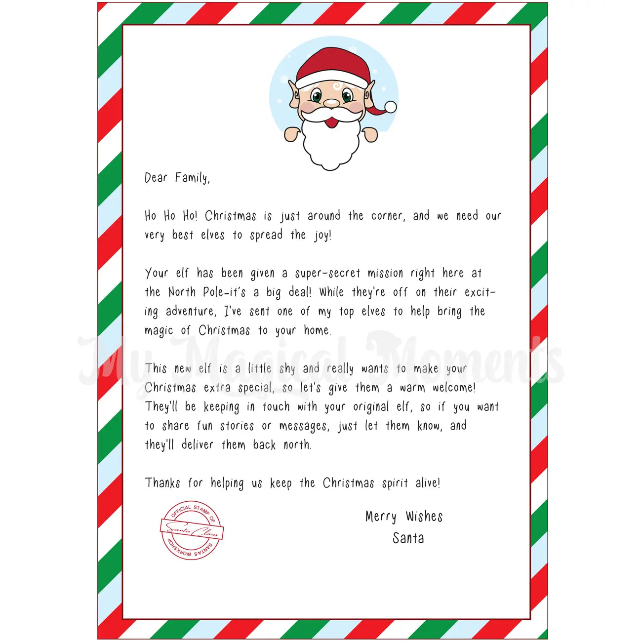 Elf Promotion Letter- 1 Elf