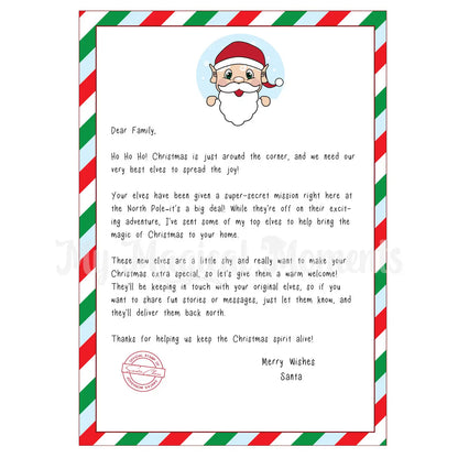 Elf Promotion Letter- Multiple Elves