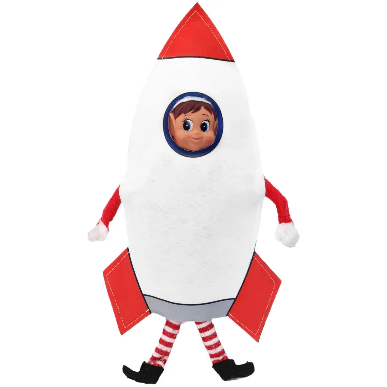 Elf wearing a spaceship costume