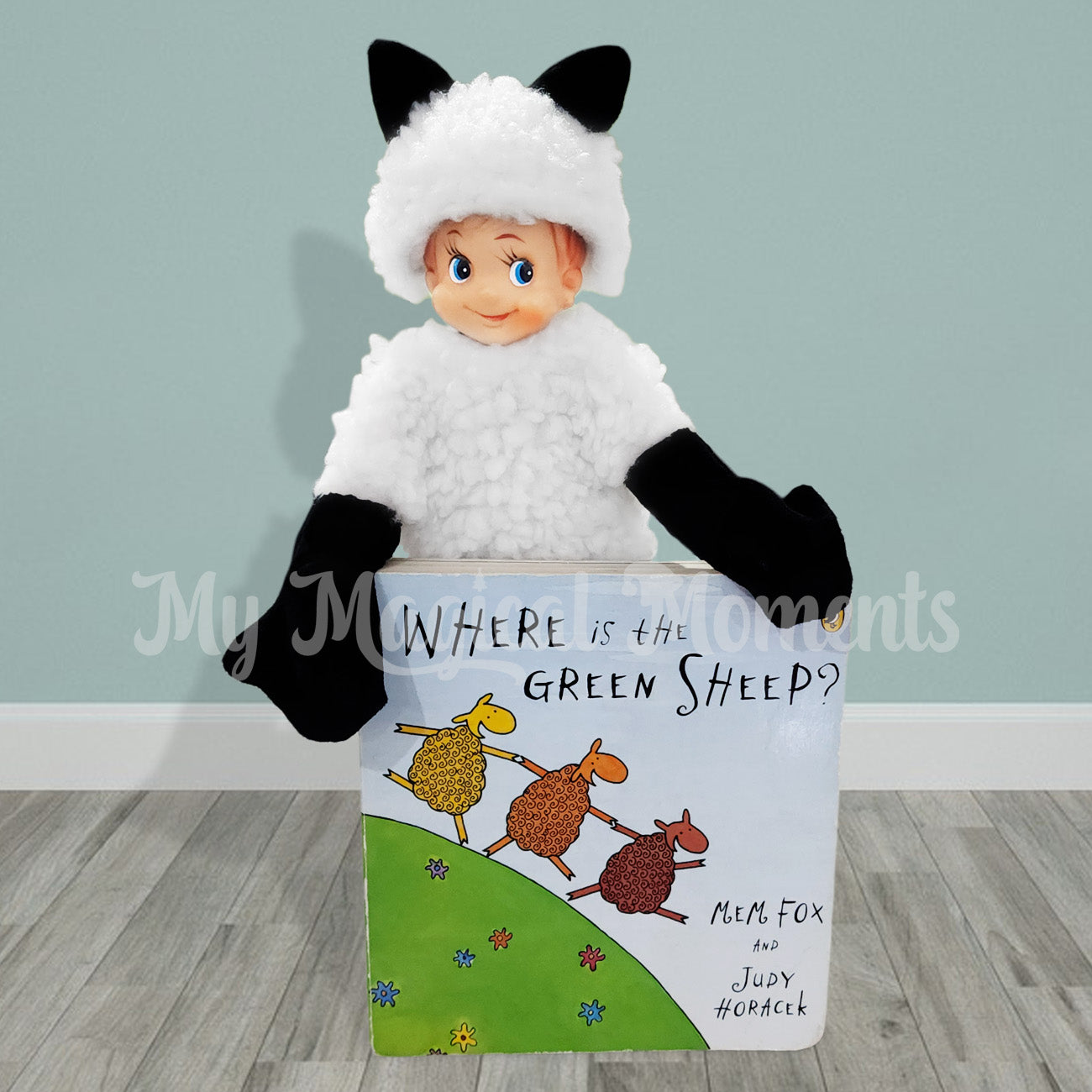 Sheep elf costume worn by 60s elf and where is the green sheep book