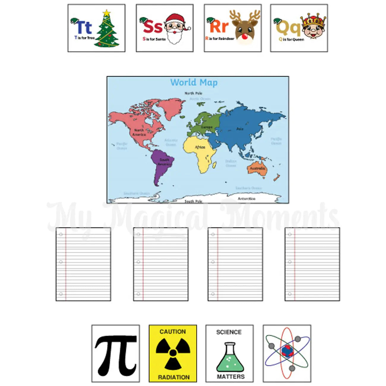 elf sized classroom printables