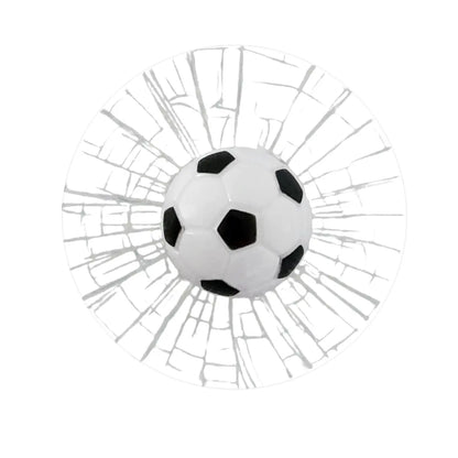 Soccer Ball Broken Glass elf prank sticker