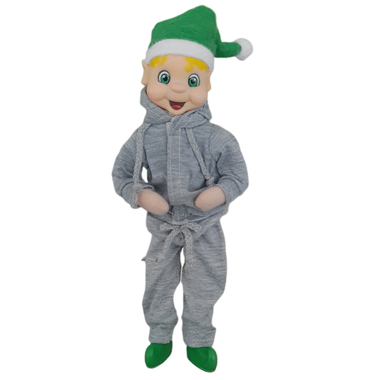 Elf wearing a tracksuit outfit