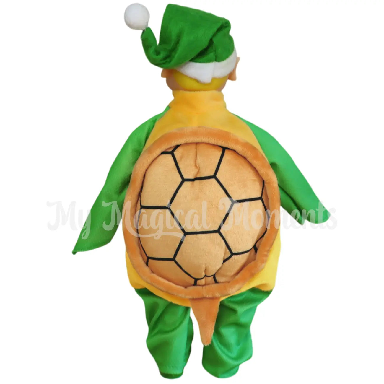 back of turtle elf costume