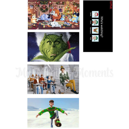 Elf Screen printables TV