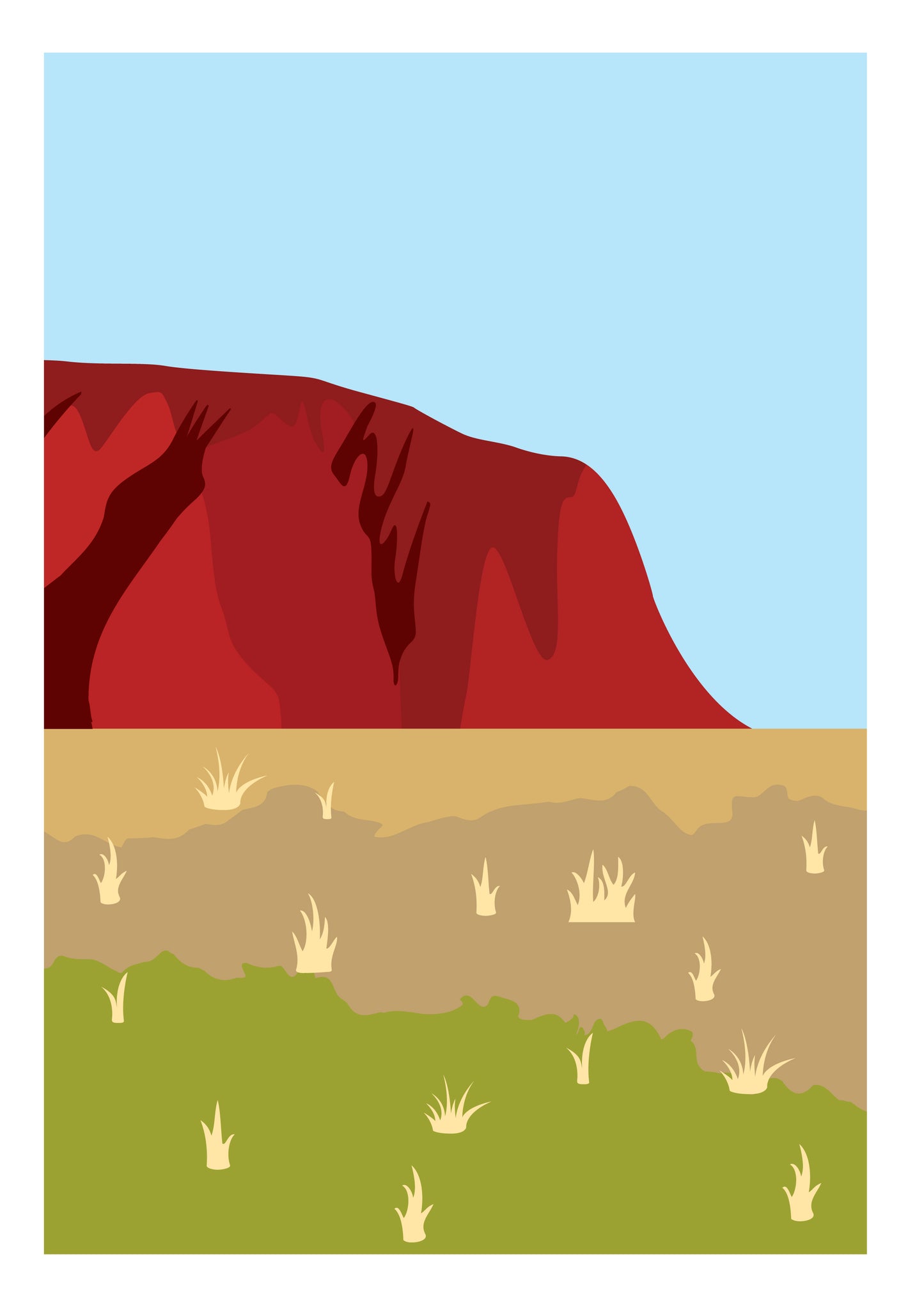 Uluru Background Scene