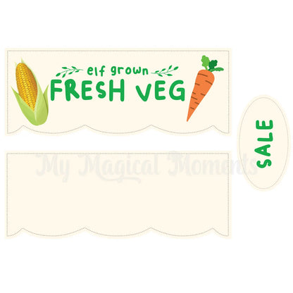 Veggie Shop Elf Printable