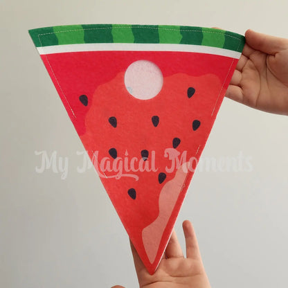 elf Watermelon costume comparison to human hands