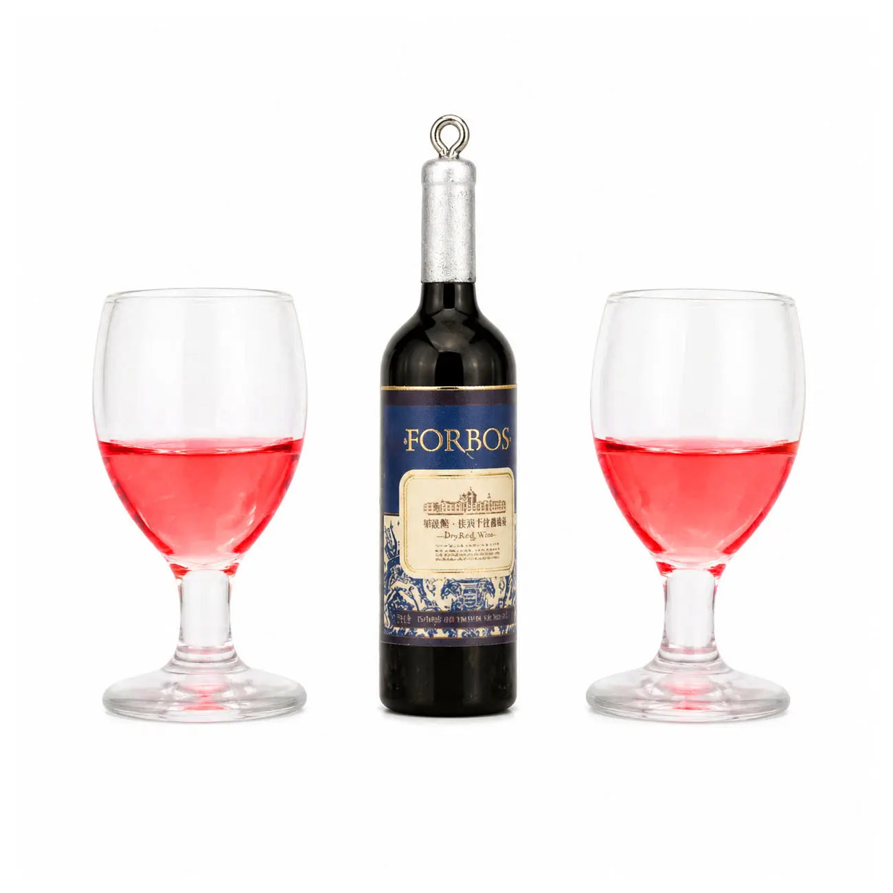 Wine Bottle & Glasses Set - Retired