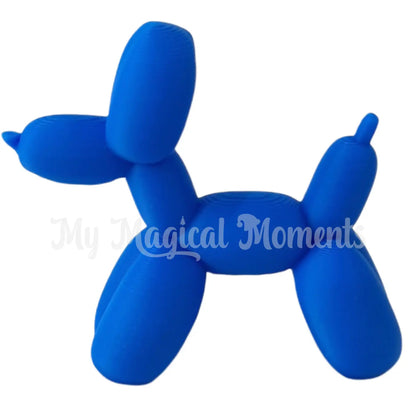 Miniature blue elf balloon animal