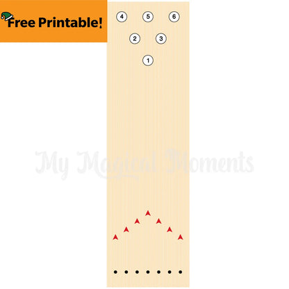 Elf bowling lane printable