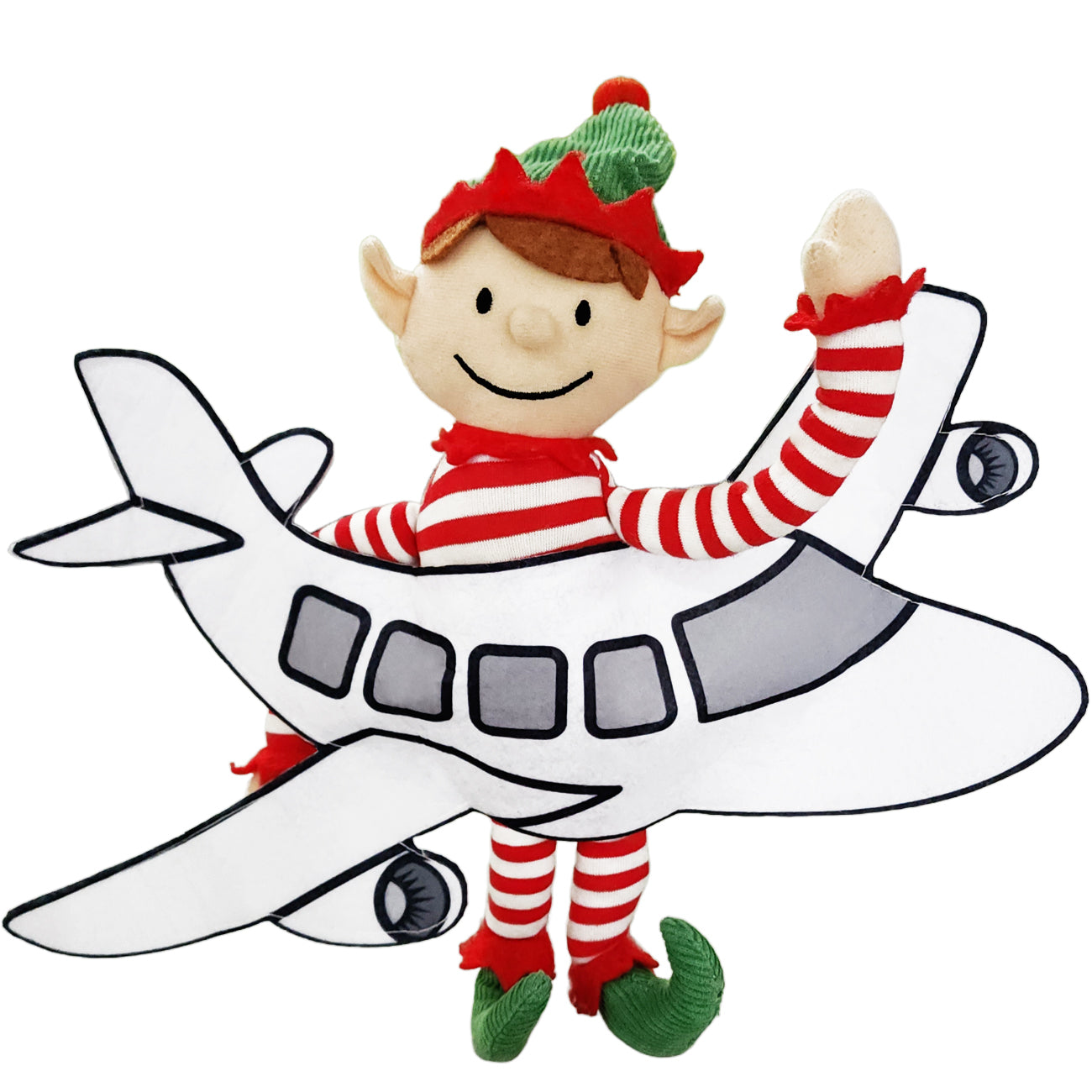 Elf wearing a plane costume
