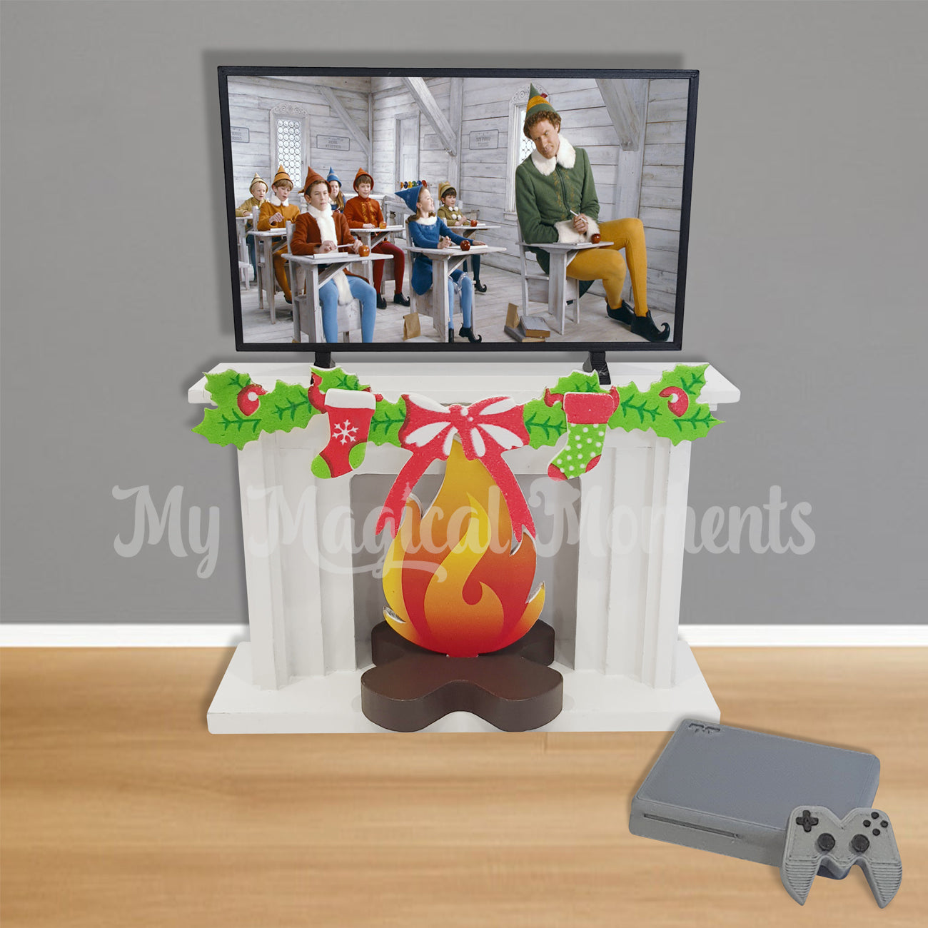 Elf movie printable for elf sized tv with gaming set