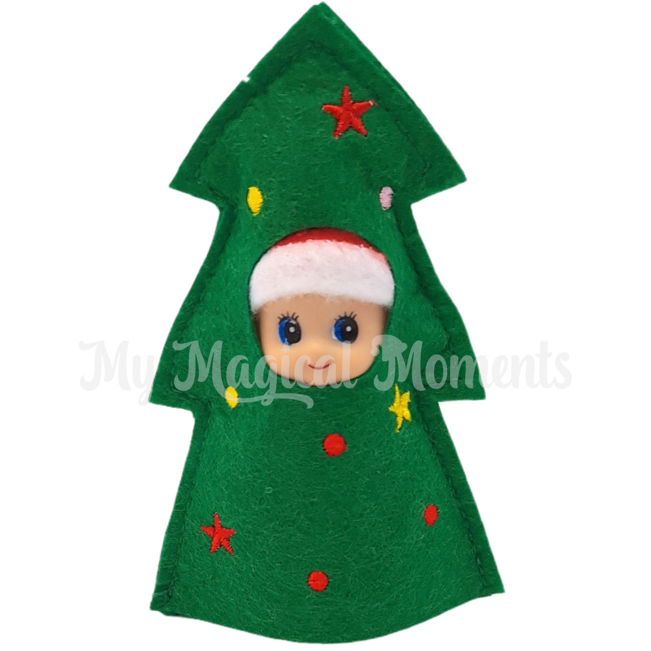 baby elf in a tree costume