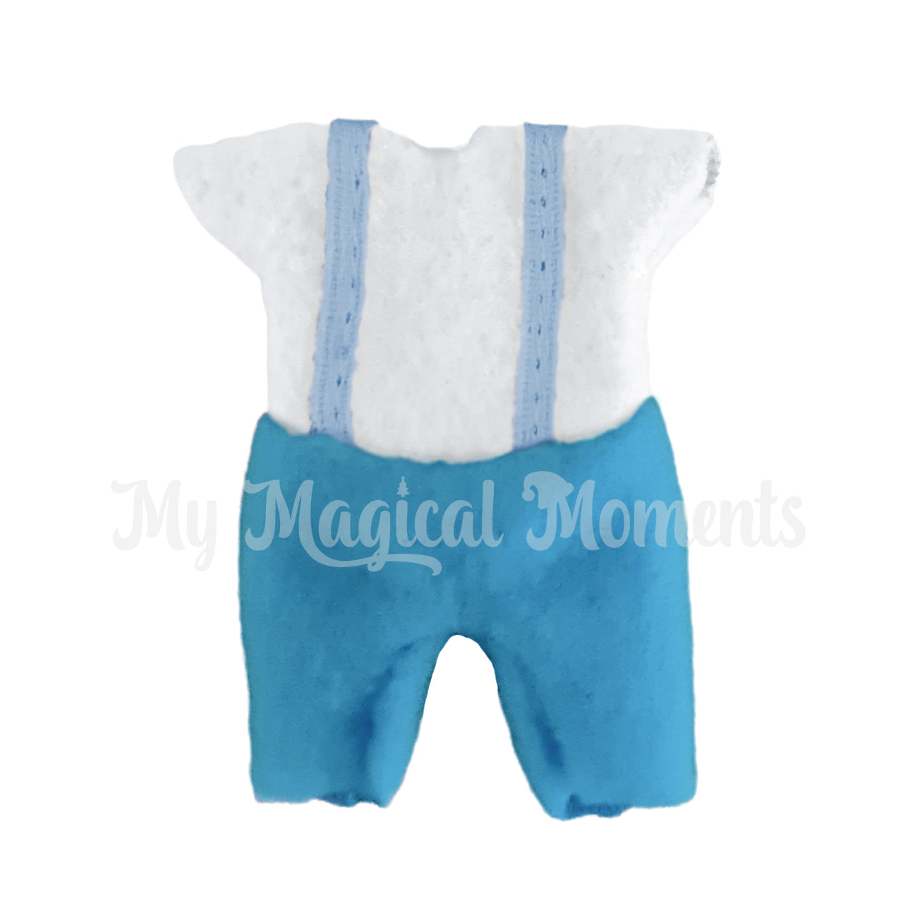 Toddler elf jumpsuit blue outfit