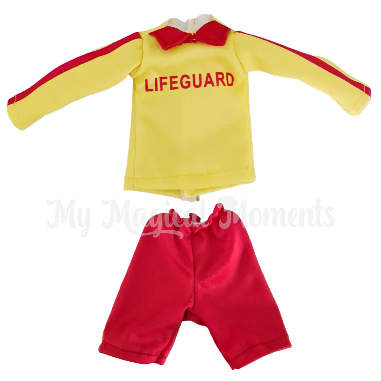 Elf life saver outfit with rash vest and shorts