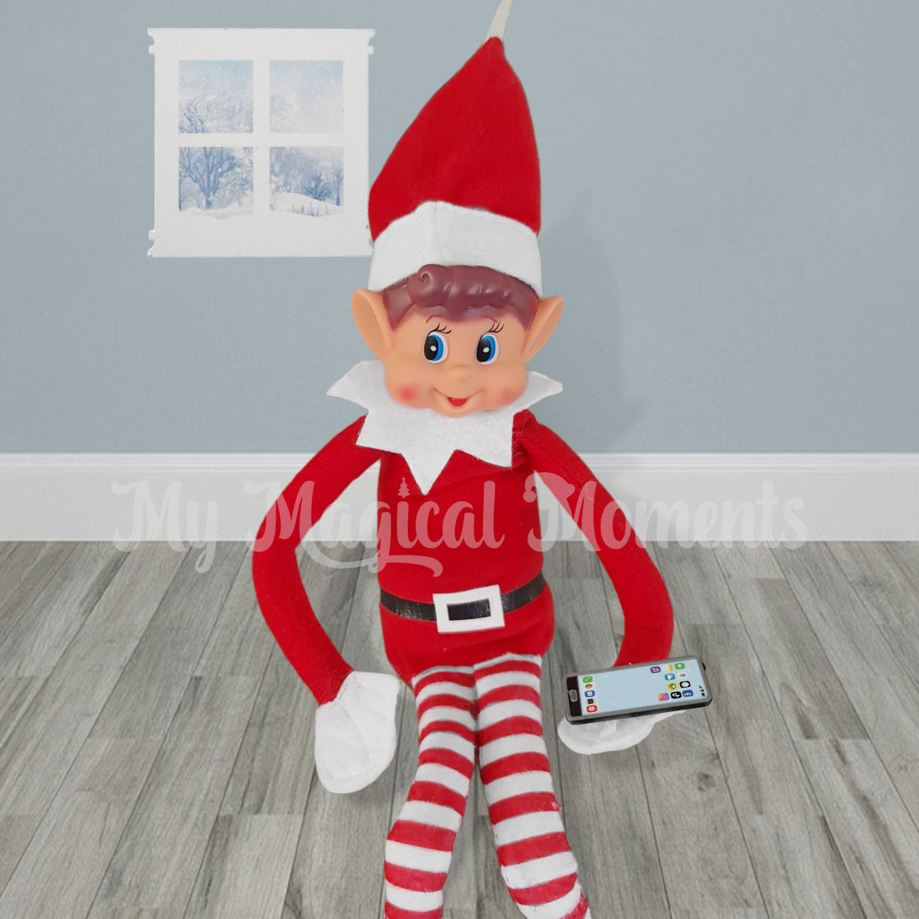 elf with elf sized phone