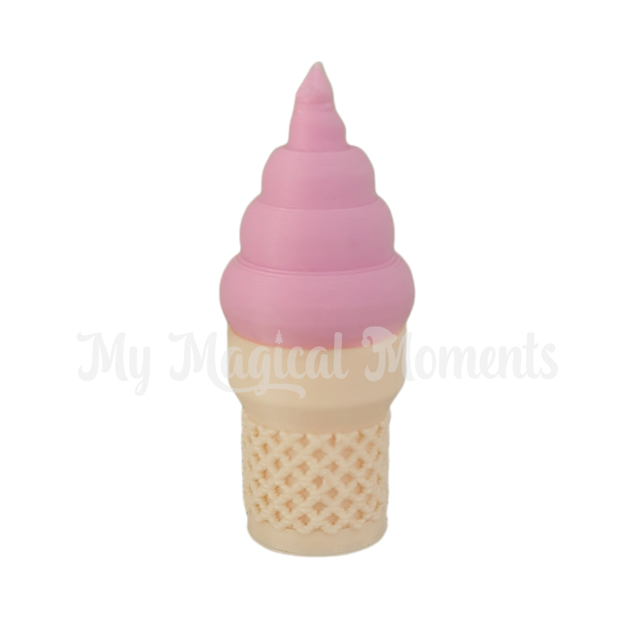 miniature soft serve cone strawberry