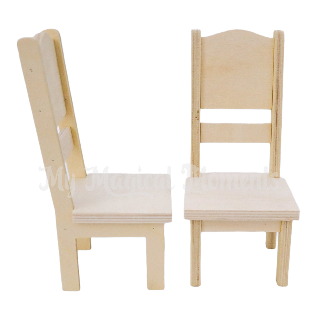 Wooden elf sized chairs
